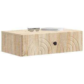 Wandmontierter Beistelltisch 59 x 34,5 x 17 cm Holzwerkstoff