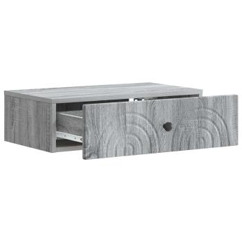 Wandmontierter Beistelltisch 59 x 34,5 x 17 cm Holzwerkstoff