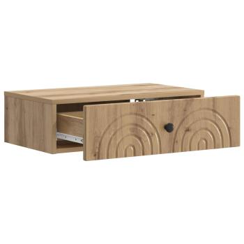 Wandmontierter Beistelltisch 59 x 34,5 x 17 cm Holzwerkstoff