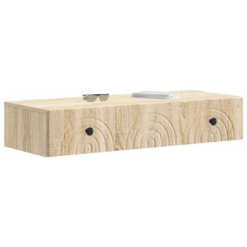 Wandmontierter Beistelltisch 87,5 x 34,5 x 17 cm Holzwerkstoff