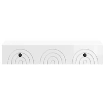 Wandmontierter Beistelltisch 87,5 x 34,5 x 17 cm Holzwerkstoff