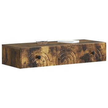Wandmontierter Beistelltisch 87,5 x 34,5 x 17 cm Holzwerkstoff