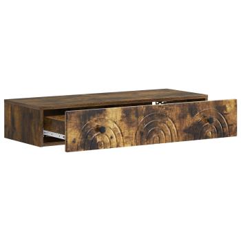 Wandmontierter Beistelltisch 87,5 x 34,5 x 17 cm Holzwerkstoff