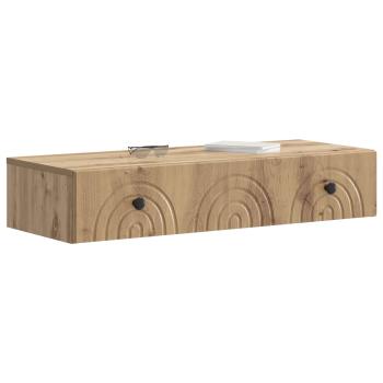 Wandmontierter Beistelltisch 87,5 x 34,5 x 17 cm Holzwerkstoff