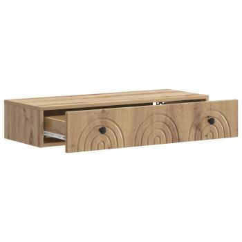 Wandmontierter Beistelltisch 87,5 x 34,5 x 17 cm Holzwerkstoff