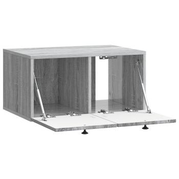 Wandmontierter TV-Schrank Graues Sonoma 59,5 x 41 x 30 cm