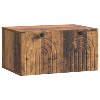 Wandmontierter TV-Schrank Altholz 59,5 x 41 x 30 cm