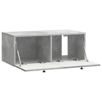 Wandmontierter TV-Schrank Betongrau 78,5 x 41 x 30 cm