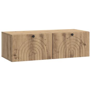 Wandmontierter TV-Schrank 99 x 41 x 30 cm Artisan-Eiche