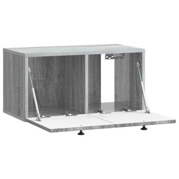 Wandmontierter TV-Schrank Graues Sonoma 59,5 x 31 x 30 cm
