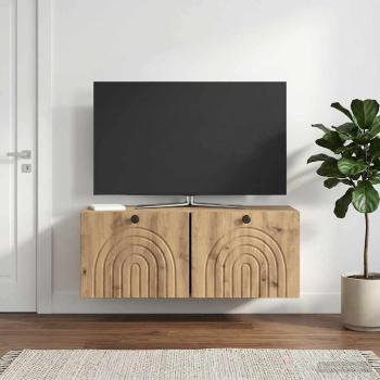 ARDEBO.de - Wandmontierter TV-Schrank 78,5 x 31 x 30 cm Artisan-Eiche