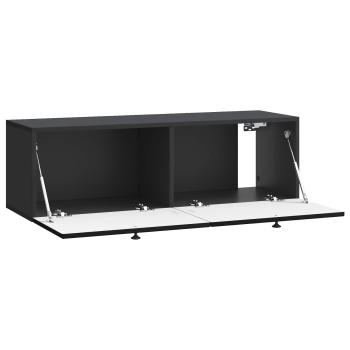 Wandmontierter TV-Schrank Schwarz 98 x 31 x 30 cm Holzwerkstoff