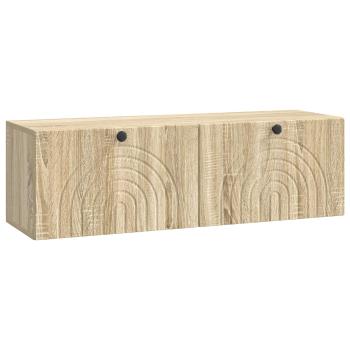 Wandmontierter TV-Schrank Sonoma-Eiche 98 x 31 x 30 cm