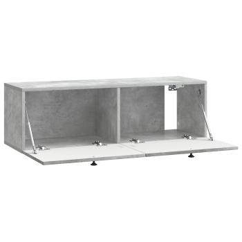 Wandmontierter TV-Schrank Betongrau 98 x 31 x 30 cm