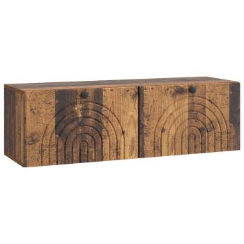 Wandmontierter TV-Schrank Altholz 98 x 31 x 30 cm Holzwerkstoff