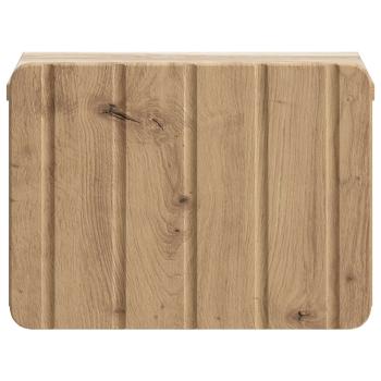 Wandmontierter Nachttisch Artisan-Eiche 33 x 34,5 x 24 cm