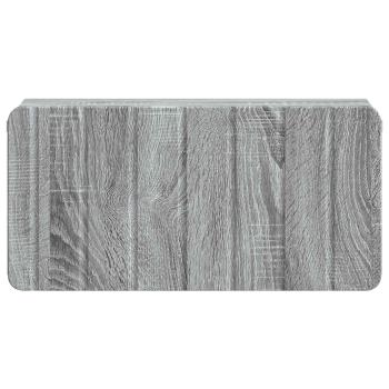 Wandmontierter Nachttisch Graues Sonoma 49 x 34,5 x 24 cm