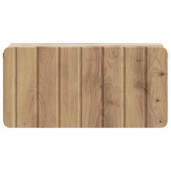 Wandmontierter Nachttisch Artisan-Eiche 49 x 34,5 x 24 cm