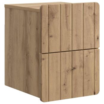 Wandmontierter Nachttisch Artisan-Eiche 33 x 34,5 x 43 cm