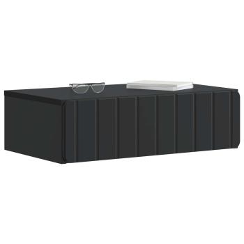 Wandmontierter Beistelltisch Schwarz 59 x 34,5 x 17 cm