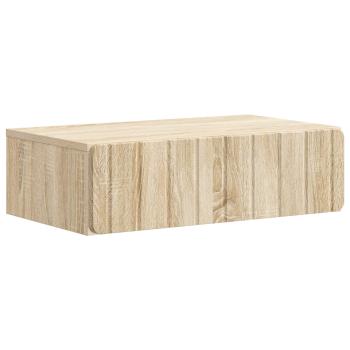Wandmontierter Beistelltisch Sonoma-Eiche 59 x 34,5 x 17 cm