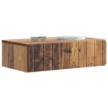 Wandmontierter Beistelltisch Altholz 59 x 34,5 x 17 cm
