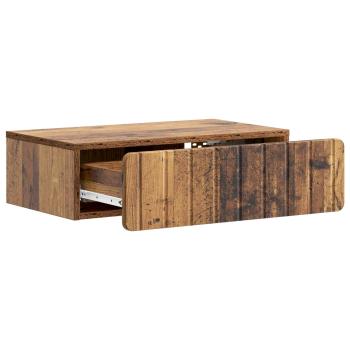 Wandmontierter Beistelltisch Altholz 59 x 34,5 x 17 cm