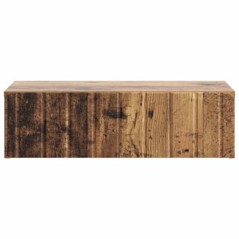 Wandmontierter Beistelltisch Altholz 59 x 34,5 x 17 cm