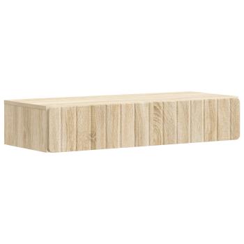 Wandmontierter Beistelltisch Sonoma-Eiche 87,5 x 34,5 x 17 cm