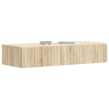 Wandmontierter Beistelltisch Sonoma-Eiche 87,5 x 34,5 x 17 cm