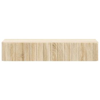 Wandmontierter Beistelltisch Sonoma-Eiche 87,5 x 34,5 x 17 cm