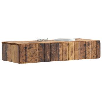 Wandmontierter Beistelltisch Altholz 87,5 x 34,5 x 17 cm