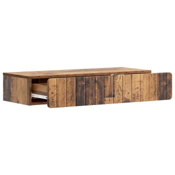 Wandmontierter Beistelltisch Altholz 87,5 x 34,5 x 17 cm