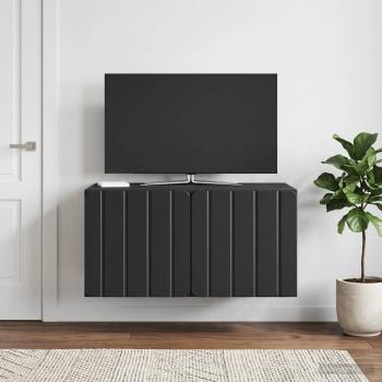 ARDEBO.de - Wandmontierter TV-Schrank 59,5 x 41 x 30 cm Schwarz