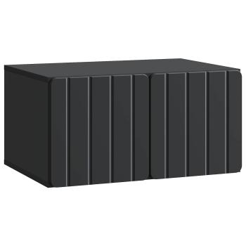 Wandmontierter TV-Schrank 59,5 x 41 x 30 cm Schwarz