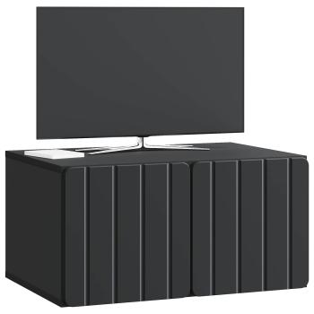 Wandmontierter TV-Schrank 59,5 x 41 x 30 cm Schwarz