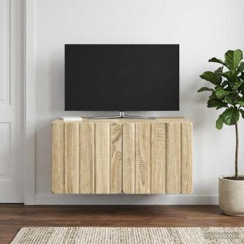 ARDEBO.de - Wandmontierter TV-Schrank 59,5 x 41 x 30 cm Sonoma-Eiche
