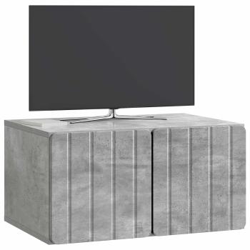 Wandmontierter TV-Schrank 59,5 x 41 x 30 cm Betongrau
