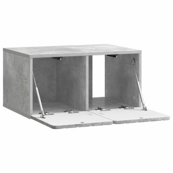 Wandmontierter TV-Schrank 59,5 x 41 x 30 cm Betongrau