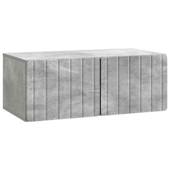 Wandmontierter TV-Schrank 78,5 x 41 x 30 cm Betongrau