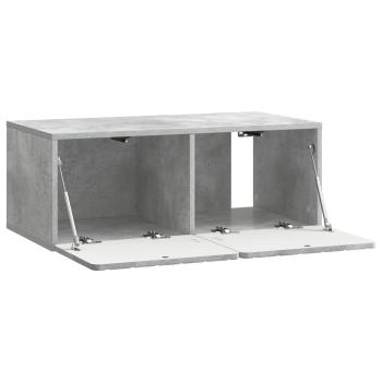 Wandmontierter TV-Schrank 78,5 x 41 x 30 cm Betongrau