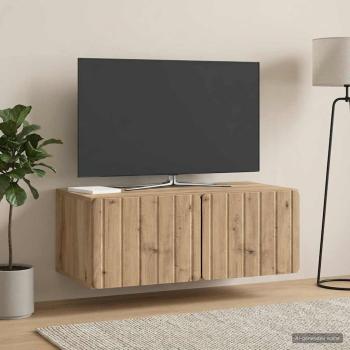 ARDEBO.de - Wandmontierter TV-Schrank 78,5 x 41 x 30 cm Artisan-Eiche