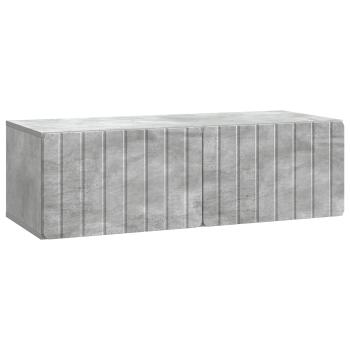 Wandmontierter TV-Schrank 98 x 41 x 30 cm Betongrau