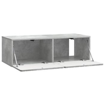 Wandmontierter TV-Schrank 98 x 41 x 30 cm Betongrau