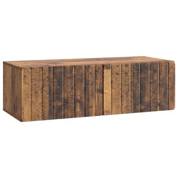 Wandmontierter TV-Schrank 98 x 41 x 30 cm Altholz Holzwerkstoff