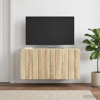 Wandmontierter TV-Schrank 59,5 x 31 x 30 cm Sonoma-Eiche