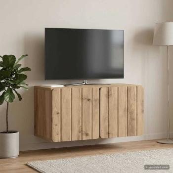Wandmontierter TV-Schrank 59,5 x 31 x 30 cm Artisan-Eiche