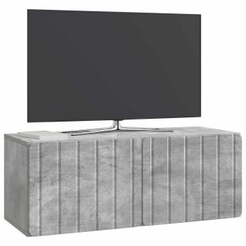 Wandmontierter TV-Schrank 78,5 x 31 x 30 cm Betongrau