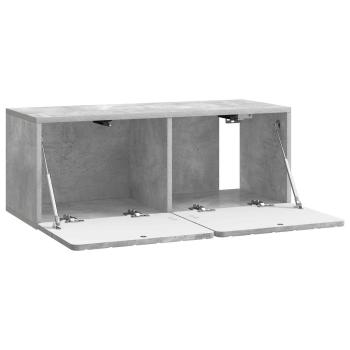 Wandmontierter TV-Schrank 78,5 x 31 x 30 cm Betongrau