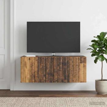 Wandmontierter TV-Schrank 78,5 x 31 x 30 cm Altholz